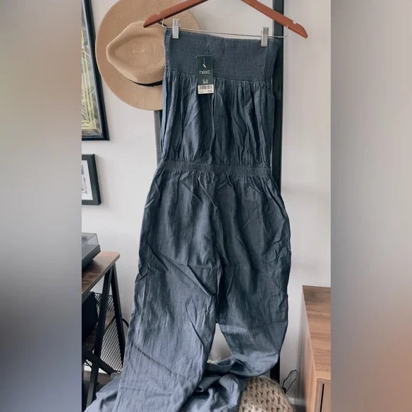 Next Direct Chambray Jumpsuit - Picture 1 of 6